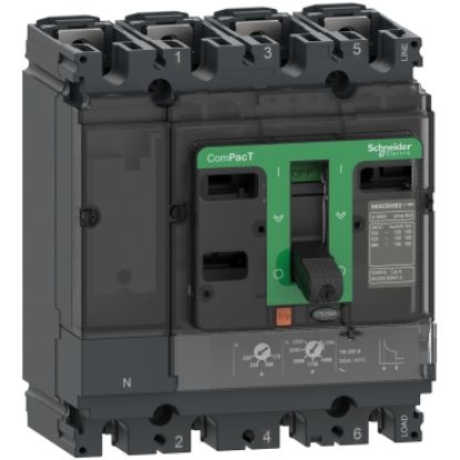MCCB Schneider 4P 250A 70KA TMD