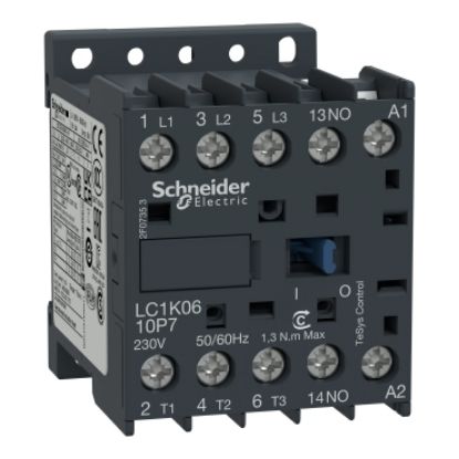 Contactor Schneider LC1K1210B7 3P 12A 24VAC