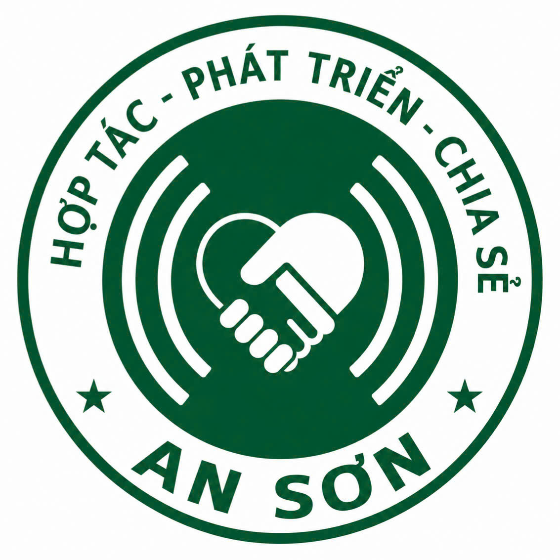 Logo Công ty Cổ phần Phát triển An Sơn – Hợp tác, Phát triển, Chia sẻ