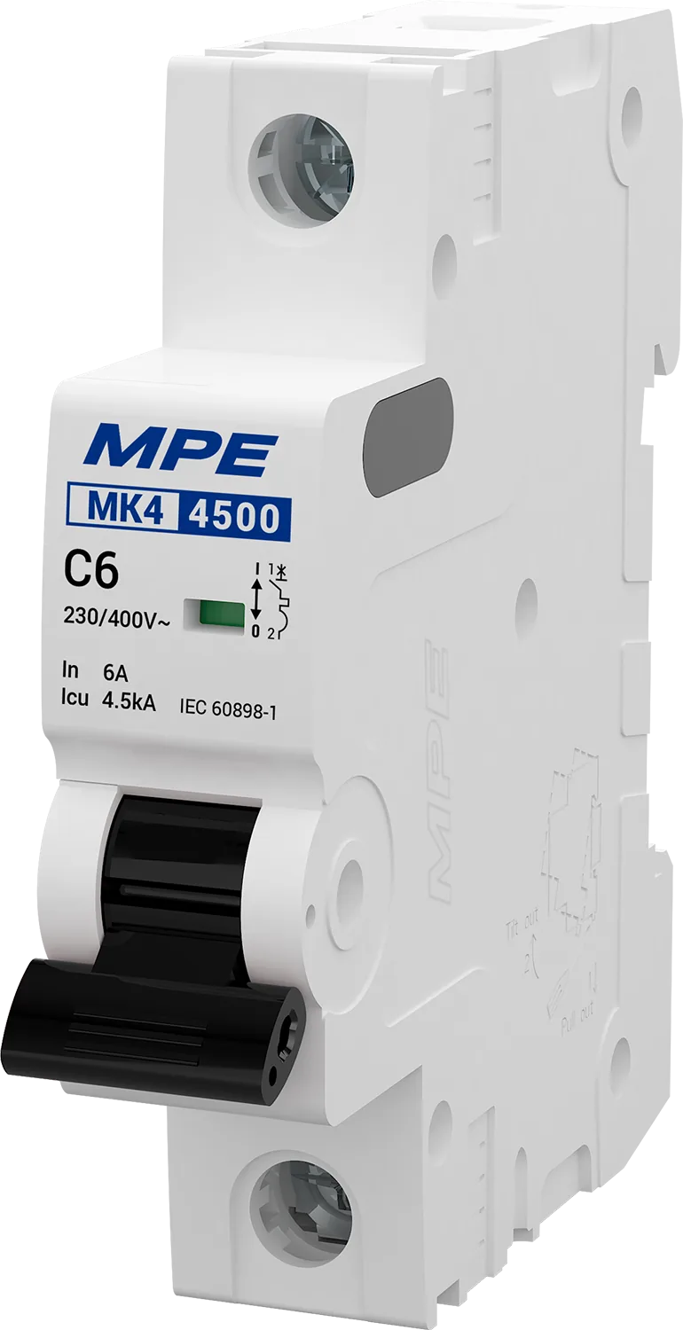 Cầu dao tự động MK4 1 cực, 10A, 4.5kA mã MK4-C110