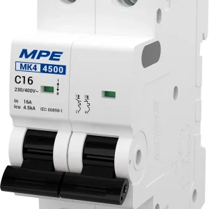 Cầu dao tự động MK4 2 cực, 25A, 4.5kA mã MK4-C225