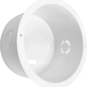 Hộp nhựa âm trần dùng cho đèn khoét lỗ Ø105mm, KT Ø124x70mm mã BDL-105