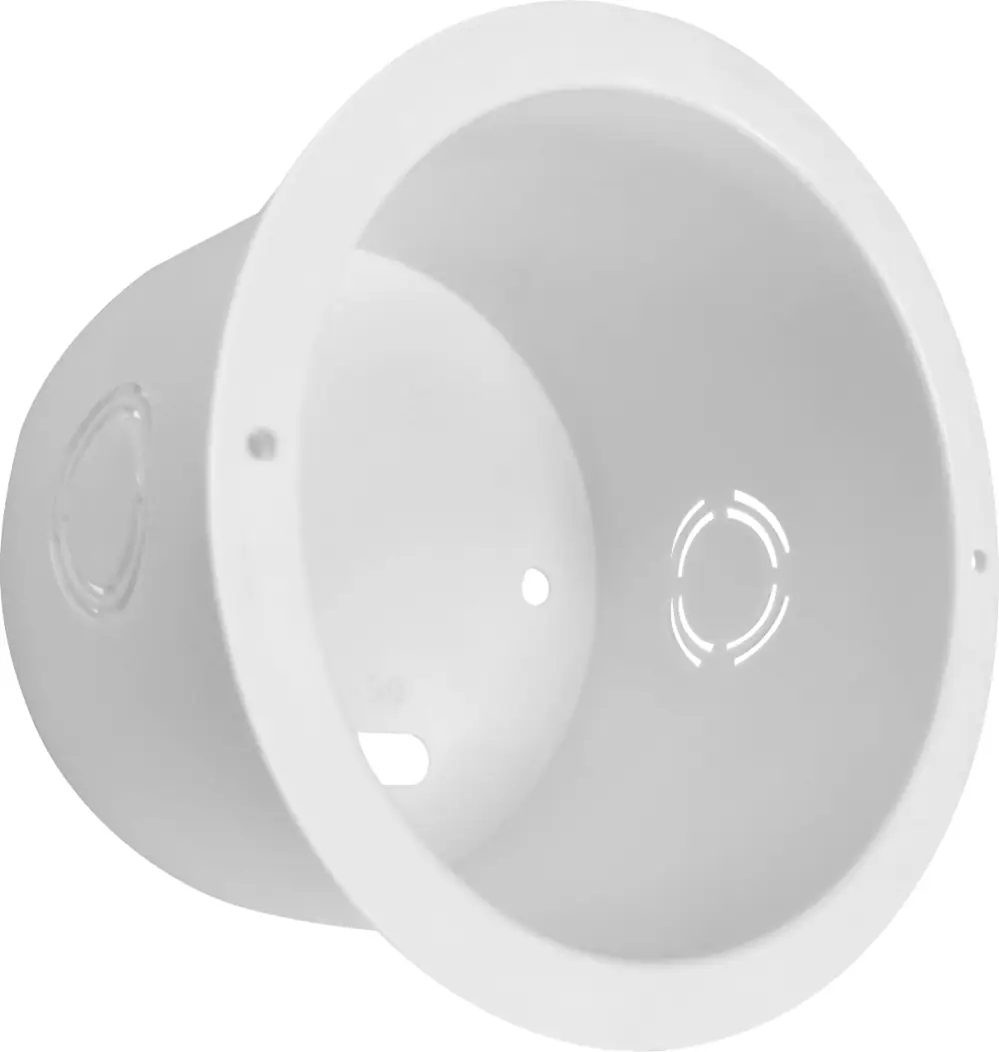 Hộp nhựa âm trần dùng cho đèn khoét lỗ Ø90mm, KT Ø109x70mm mã BDL-90