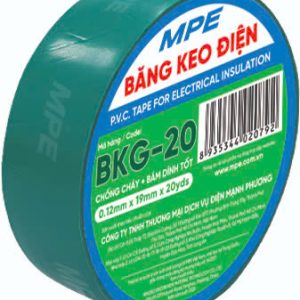Băng keo điện màu xanh lá (chất liệu PVC