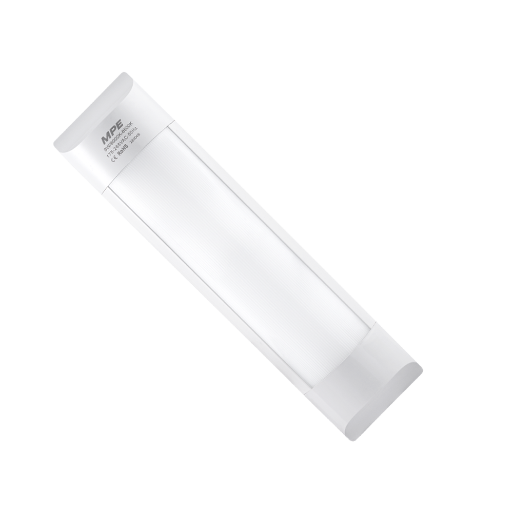 LED Bán Nguyệt thân đèn nhôm-nhựa 9W ánh sáng trắng BN-9T