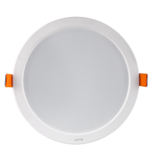 LED Downlight âm trần nhựa 12W - 3 chế độ màu DLE-12/3C