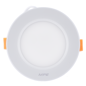 LED Downlight âm trần nhôm viền trắng 7W ánh sáng vàng DLT2-7V
