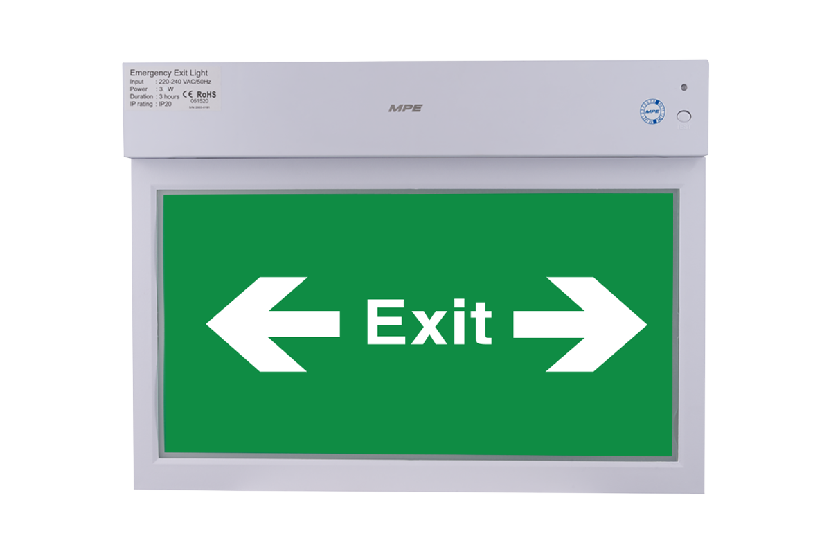 LED Exit đa năng đèn báo 2 mặt trái và phải 3W - EX2LR/M