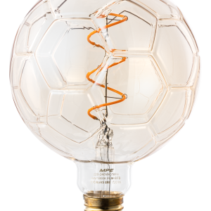 LED Bulb Filament hình trái banh thân đèn màu Amber 4W ánh sáng vàng FLM-5/FB