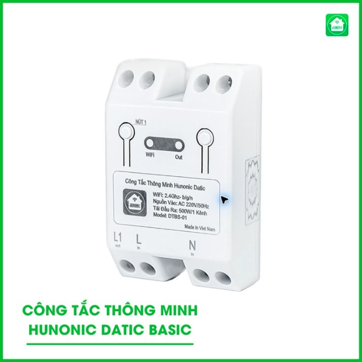 Công tắc HUNONIC dùng lập dự toán nhà thông minh