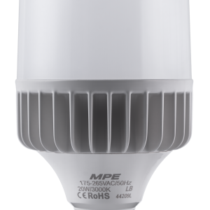 LED Bulb thân nhôm 20W ánh sáng vàng MPE LB-20V