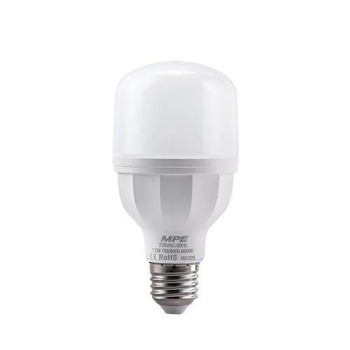 LED Bulb thân nhựa 12W ánh sáng trắng MPE LBD2-12T