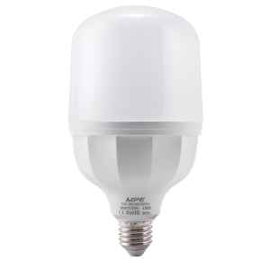 LED Bulb thân nhựa 30W ánh sáng vàng MPE LBD2-30V