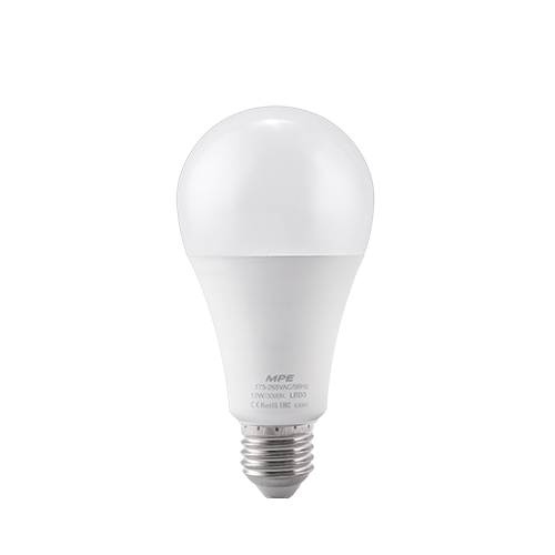 LED Bulb chống ẩm 12W ánh sáng vàng MPE LBD3-12V