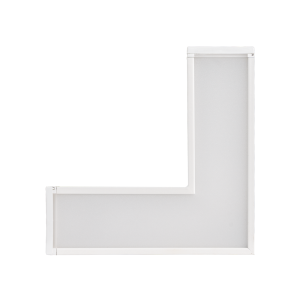 Phụ kiện thanh nối L thân màu trắng có đèn 8W ánh sáng trung tính dùng cho Seri LNC mã LLW-8N