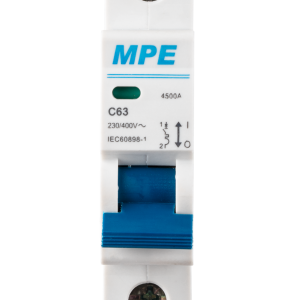 Cầu dao tự động MCB 1 cực, 63A, 4.5kA mã MP4-C163