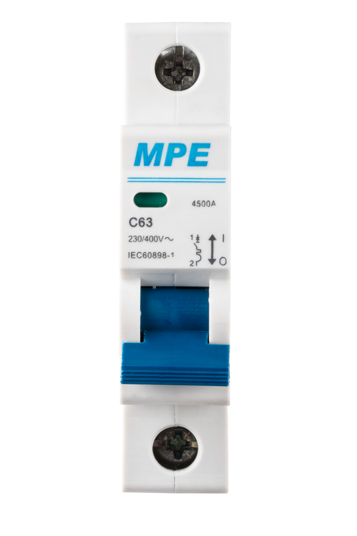 Cầu dao tự động MCB 1 cực, 63A, 4.5kA mã MP4-C163