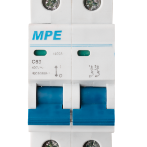Cầu dao tự động MCB 2 cực, 63A, 4.5kA mã MP4-C263