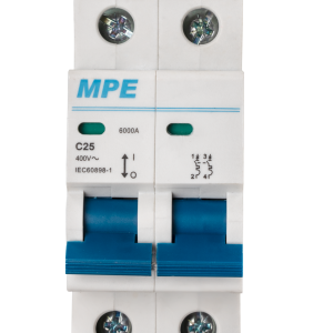 Cầu dao tự động MCB 2 cực, 25A, 6kA mã MP6-C225