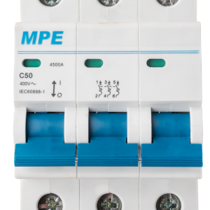 Cầu dao tự động MCB 3 cực, 50A, 6kA mã MP6-C350