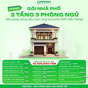Trọn gói Nhà phố cơ bản có 2 tầng 3 phòng ngủ
