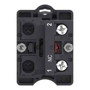 Schneider XA2AW34B2 - Nút nhấn có đèn hoàn chỉnh XA2AW34B2, dòng Easy Harmony XA2, đầu nhựa, đường kính 22mm, màu đỏ, 1 tiếp điểm thường đóng (1NC), nguồn AC/DC 24V, kiểu nhấn nhả lò xo
