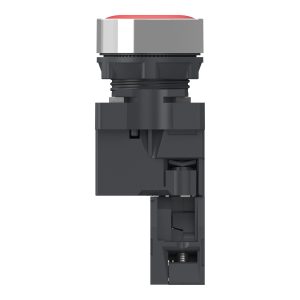 Schneider XA2AW34M1 - Nút nhấn có đèn hoàn chỉnh XA2AW34M1, dòng Easy Harmony XA2, đầu nhựa, đường kính 22mm, màu đỏ, 1 tiếp điểm thường mở (1NO), nguồn AC 220V, kiểu nhấn nhả lò xo
