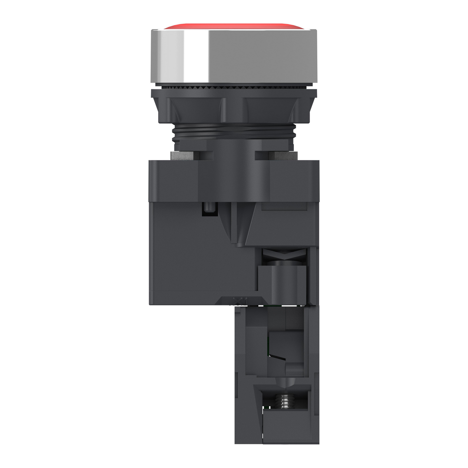 Schneider XA2AW34M1 - Nút nhấn có đèn hoàn chỉnh XA2AW34M1, dòng Easy Harmony XA2, đầu nhựa, đường kính 22mm, màu đỏ, 1 tiếp điểm thường mở (1NO), nguồn AC 220V, kiểu nhấn nhả lò xo