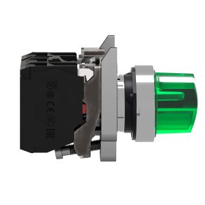 Schneider XB4BK123M5 - Công Tắc 3 Vị Trí Có Đèn Xanh Schneider XB4BK123M5 230V 1NO+1NC