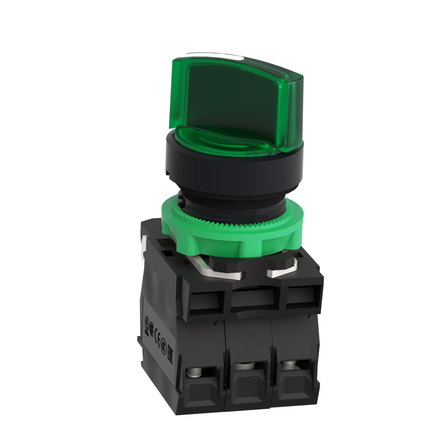 Schneider XB5AK123B5 - Công Tắc 2 Vị Trí Có Đèn Schneider XB5AK123B5 24V 1NO+1NC