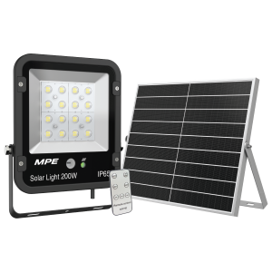 LED pha năng lượng mặt trời 200W ánh sáng vàng SFLD2-200V