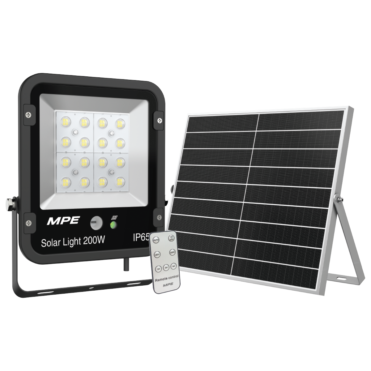 LED pha năng lượng mặt trời 200W ánh sáng vàng SFLD2-200V