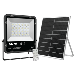 LED pha năng lượng mặt trời 300W ánh sáng vàng SFLD2-300V