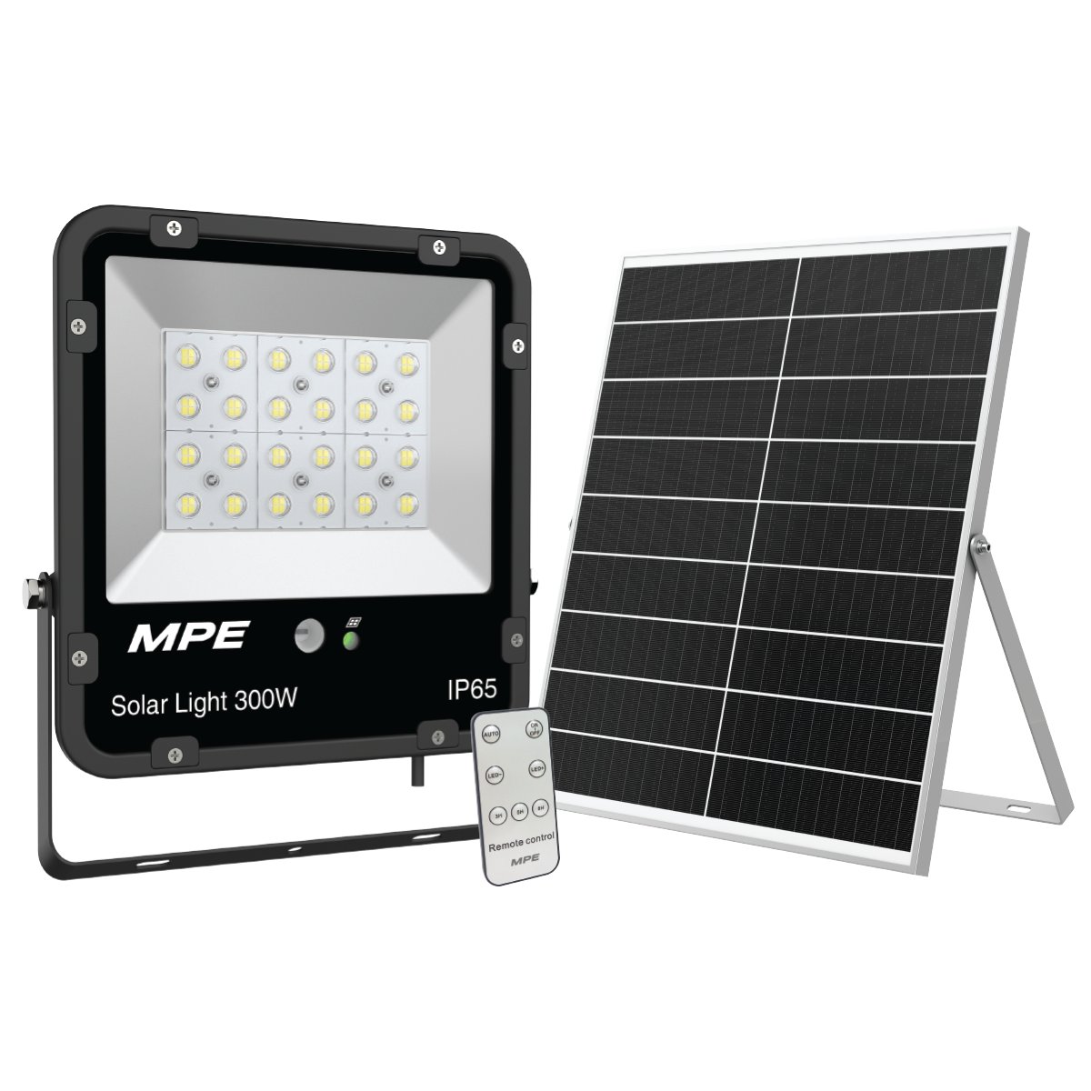LED pha năng lượng mặt trời 300W ánh sáng vàng SFLD2-300V