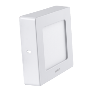 LED Panel ốp nổi nhôm, mặt vuông 6W ánh sáng vàng SSPL-6V