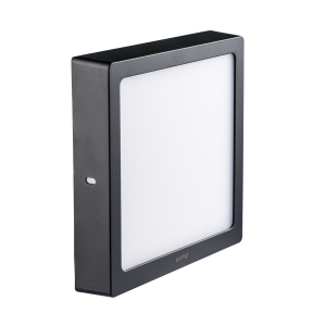 LED Panel ốp nổi nhựa đen, mặt vuông 24W ánh sáng trắng SSPLB2-24T